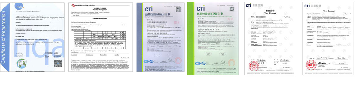 Zertifizierung thermischer Materialien