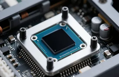 Internal view of an industrial camera