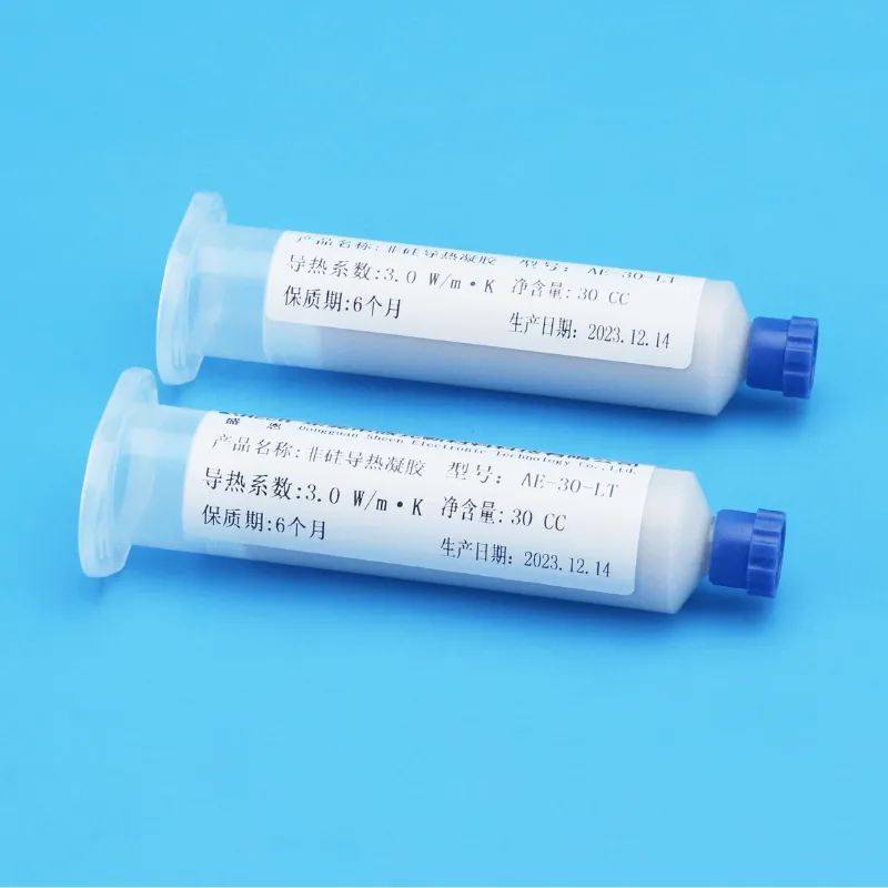 High-Performance Silicone-Free Thermal Gel for CPU Cooling Applications