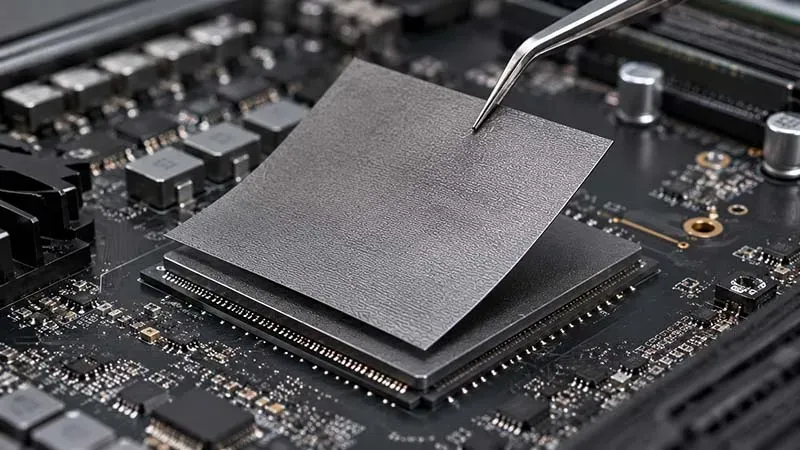Aligned thermal pad array